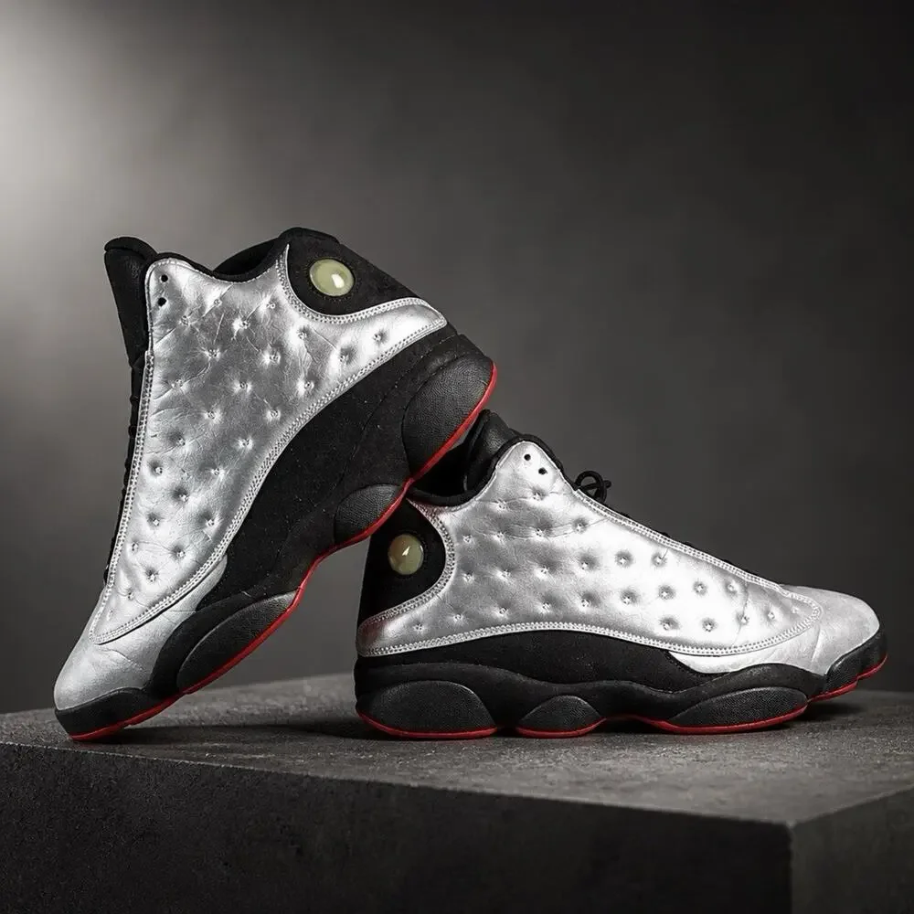 New Men's Size 13 - Air Jordan 13 Retro Reflective Silver No Box 2014